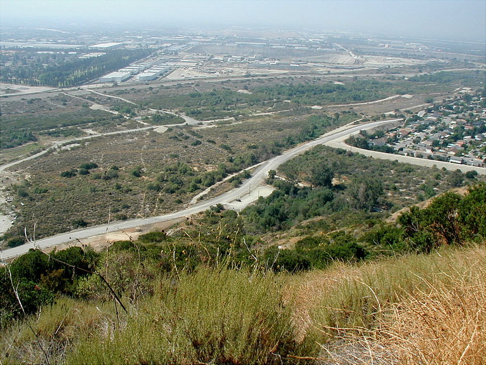 Duarte, CA: LOOKING OVER DUARTE FROM HIKE TO FISH CANYON FALLS