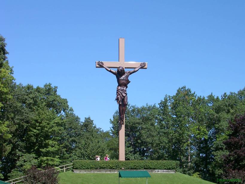 Indian River, MI: Indian River Michigan "Cross in the woods"
