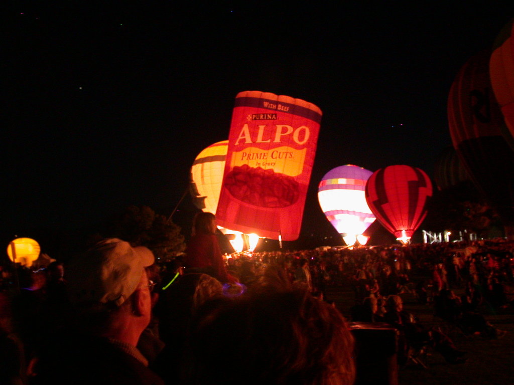 Colorado Springs, CO: Colorado Balloon Festival - Night Balloon Glow - 03 Sept 2006