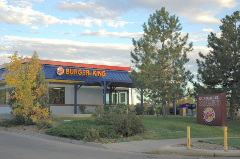 Gunbarrel, CO: Burger King