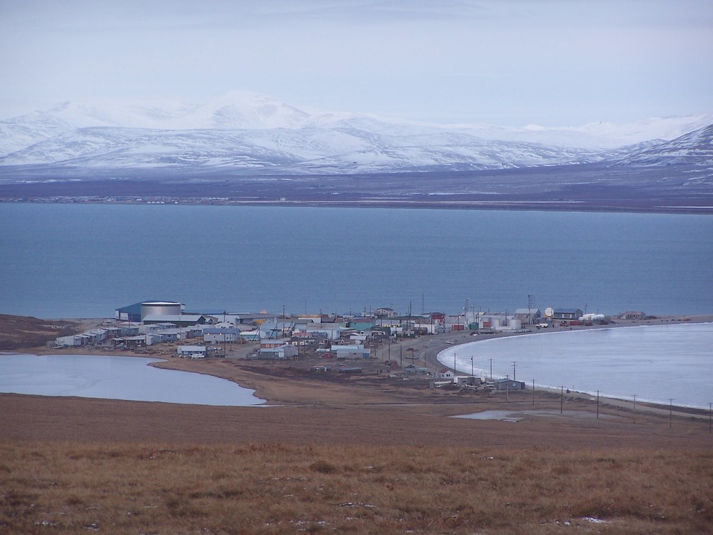 Teller, AK: View of Teller, Alaska