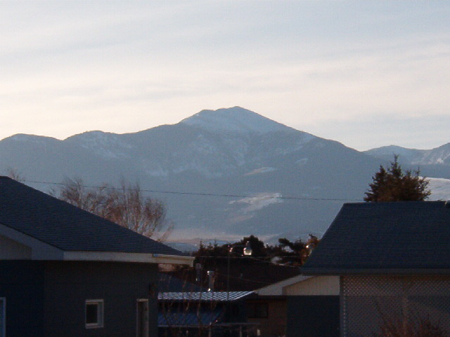 Deer Lodge, MT: Deer Lodge, Mountain from the College Hill Area