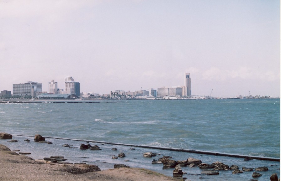 Corpus Christi, TX: Cole Park view Of Corpus Christi Skyline