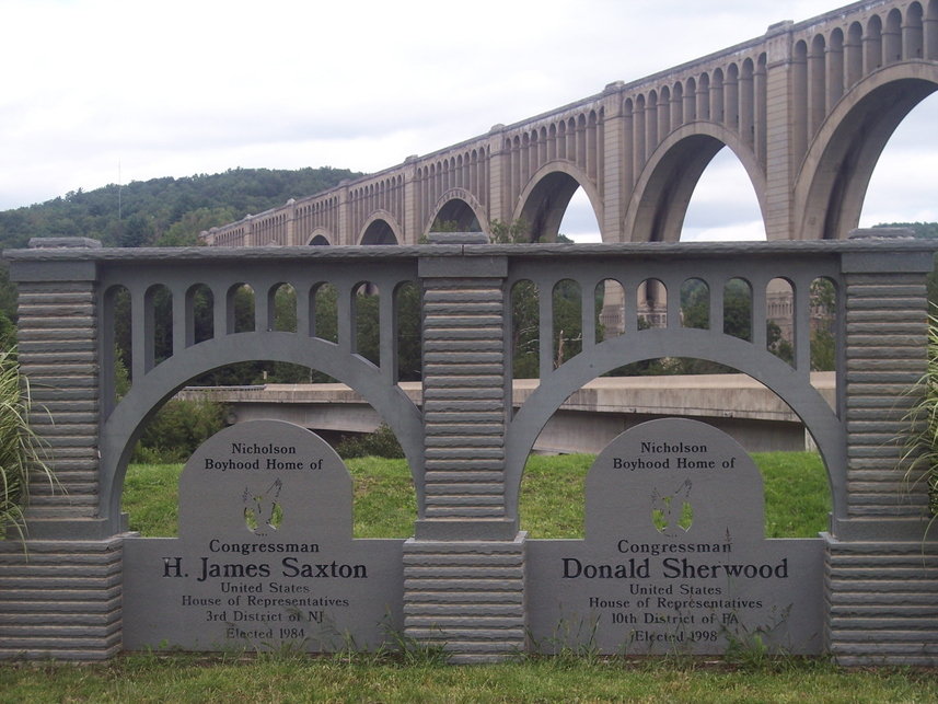 Nicholson, PA: view from the Nicholson Historic Site