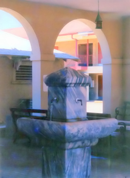 Marlin, TX: Mineral Water Fountain Located At The Chamber Of Commerce