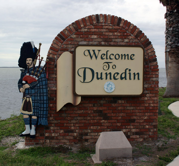 Dunedin, FL: Recent Welcome to Dunedin Sign