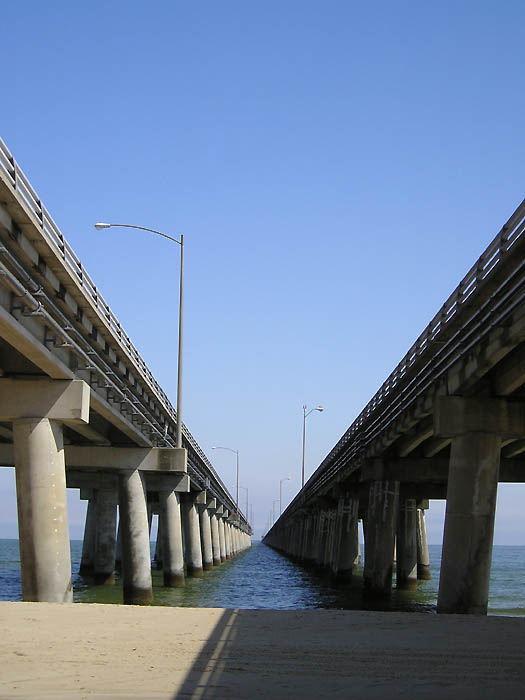 Virginia Beach, VA: Chesapeake Bay Bridge Tunnel - North and South