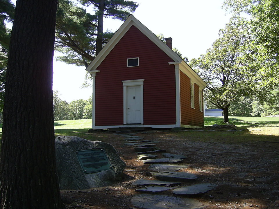 Marlborough, MA: Mary&#039;s Little Red Schoolhouse, by the Martha Mary Chapel, Wayside Inn User comment: This is in Sudbury