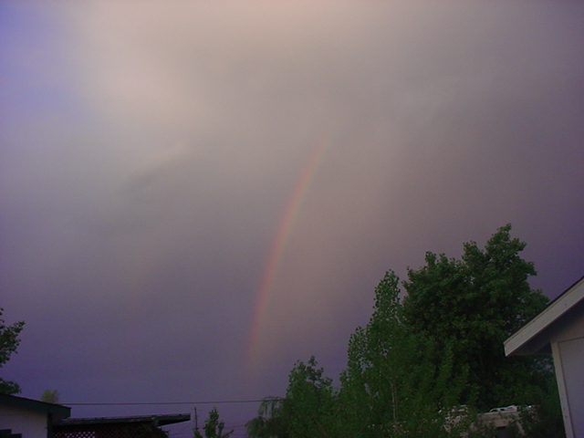 Pahrump, NV: Rainbow over Pahrump