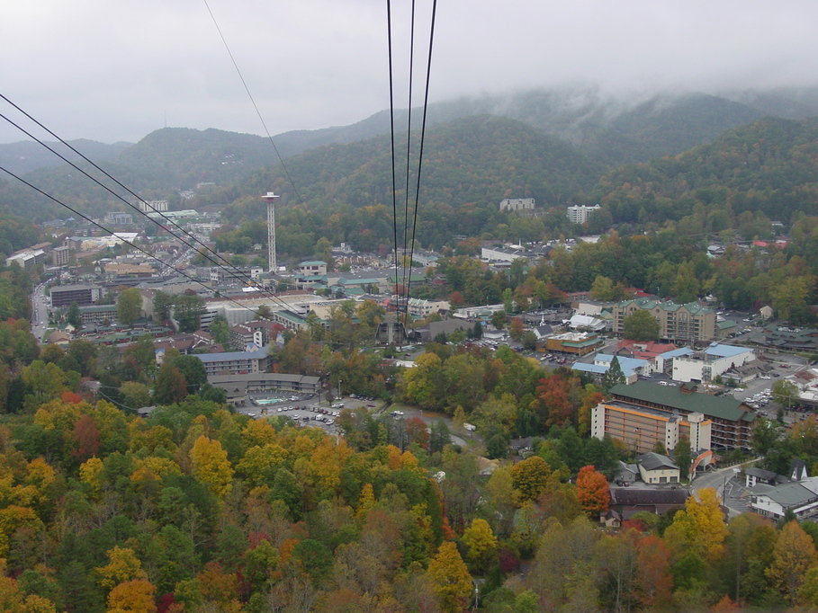 Gatlinburg, TN: View from chair lift