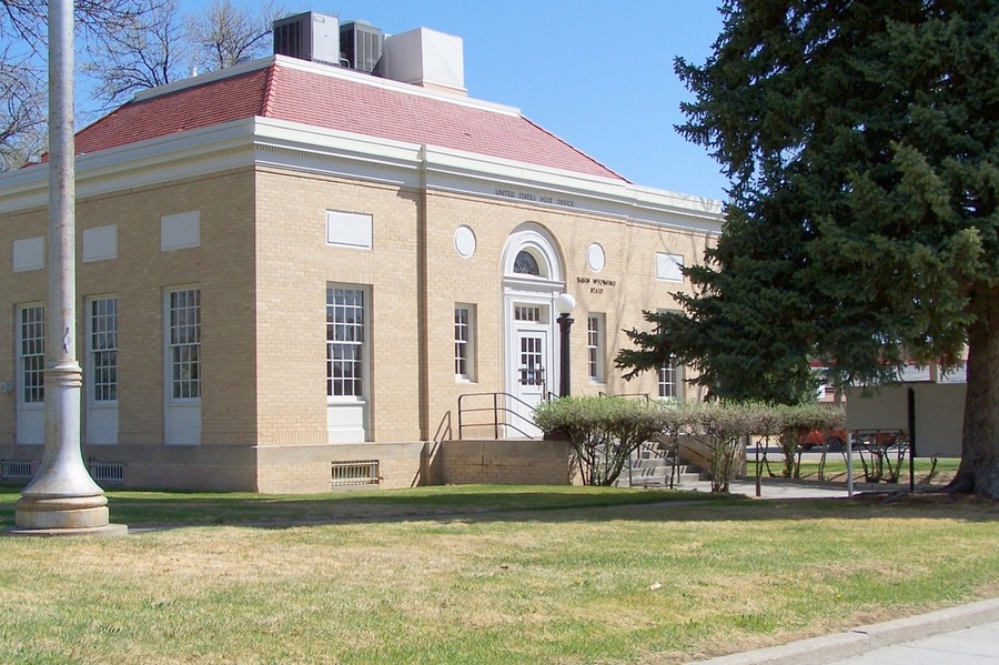 Basin wy the post office in basin photo picture image wyoming at