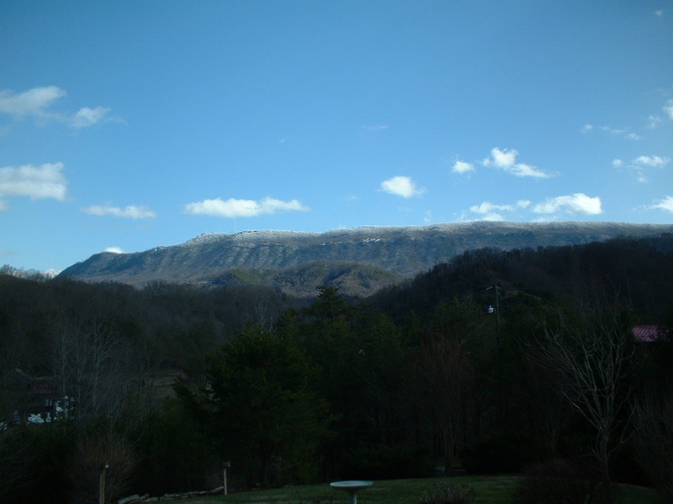 Seymour, TN: Bluff Mountain from our home in Seymour