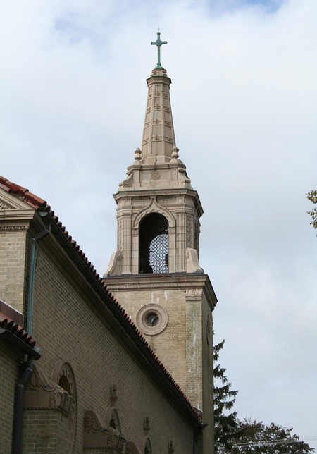 Lakewood, NJ: The bell tower from the Lakewood Church.