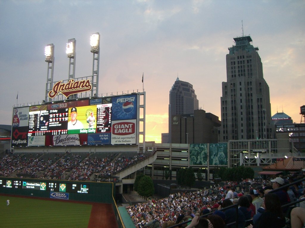 Cleveland, OH: Sunset from Pronkville at the Jake
