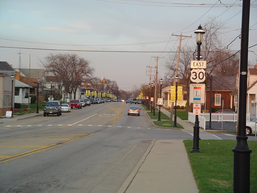 Plainfield, IL: Light traffic on Lockport Street (looking East)