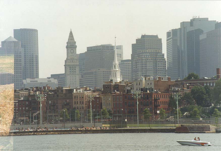 Boston, MA: view of downtown boston