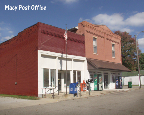 Macy, IN: Macy Post Office