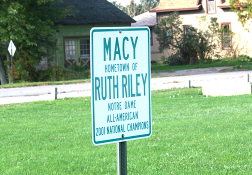 Macy, IN: Ruth Riley