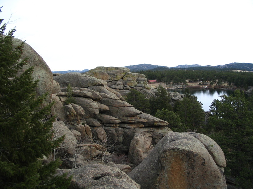Red Feather Lakes, CO: Atop the rocks