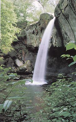 Williamsport, IN: Williamsport Falls - Indiana's highest free-falling waterfall (when there is water)