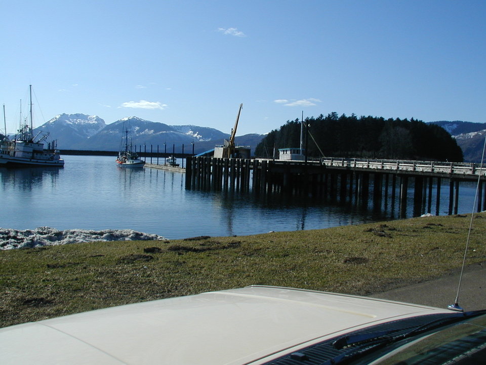 Hoonah, AK: Looking from Hoonah Harbor to Neka Bay