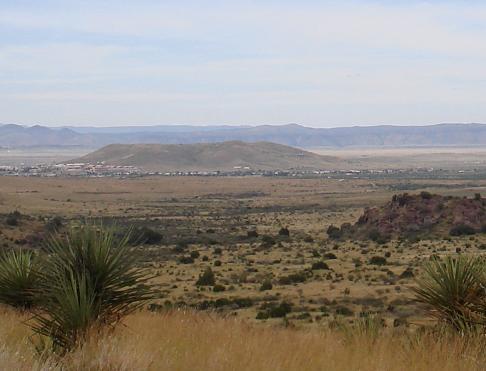 Alpine, TX: View of Alpine from Hwy 118 South of the city