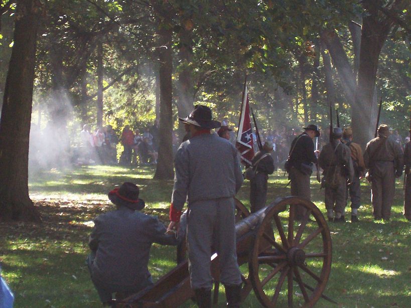 Fremont, OH Civil War ReEnactment at the Rutheford B. Hayes