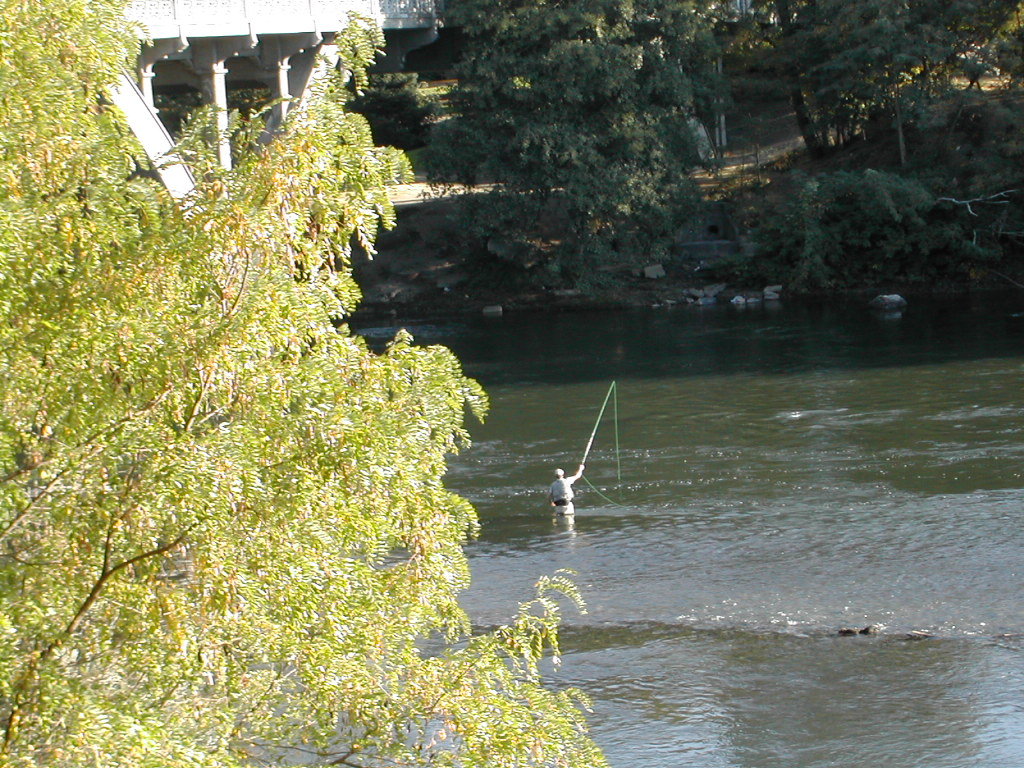 Grants Pass, OR: Fishing on the Rogue River near 6th Street