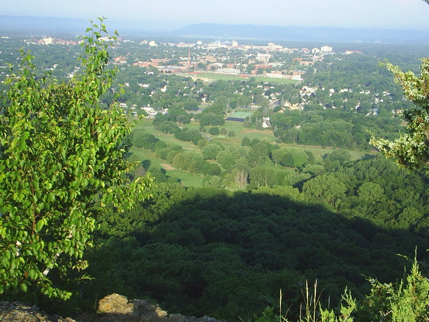 La Crosse, WI: View of La Crosse from on top of bluff