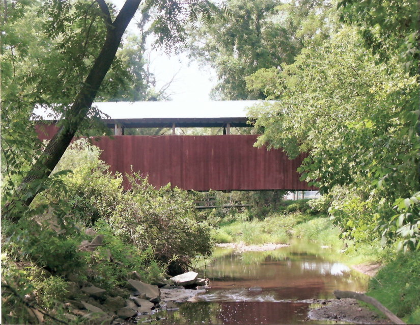 Lancaster, OH: John Bright Bridge at Ohio University-Lancaster