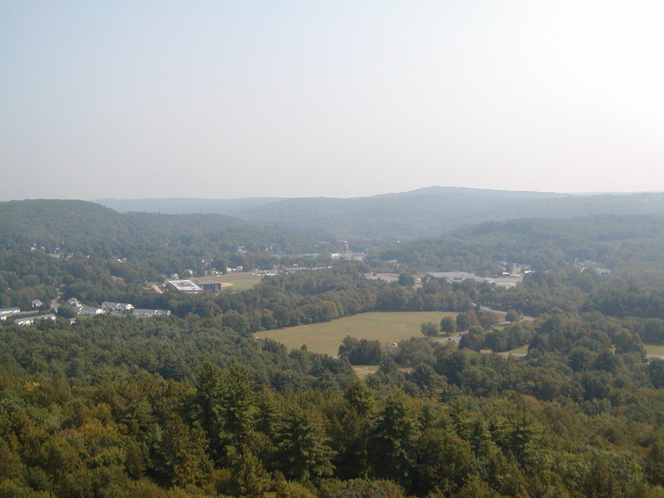 Watertown, CT: View From the Top of Black Rock