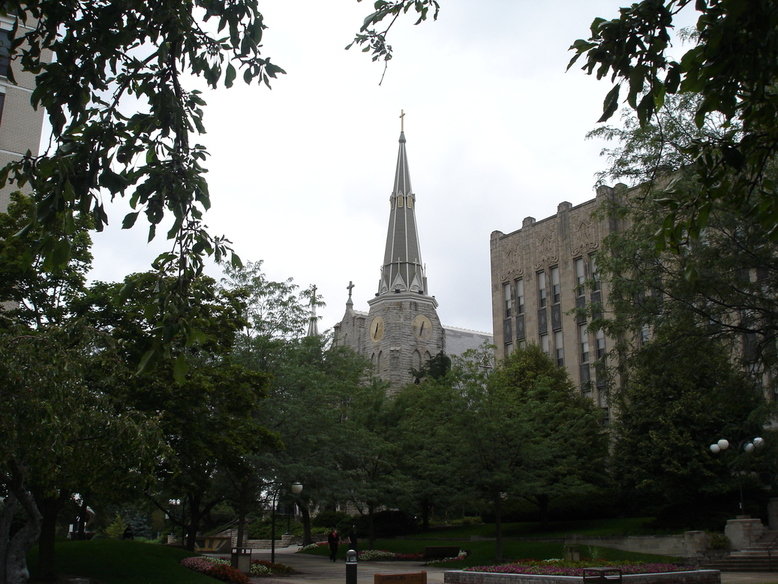 Omaha, NE: St. John's Church on the Creighton University Campus