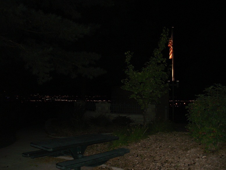 Council Bluffs, IA: Looking West to Omaha From The Lewis And Clark Monument