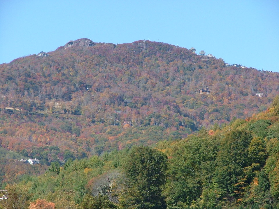 Beech Mountain, NC: view of Beech Mountain from Banner Elk