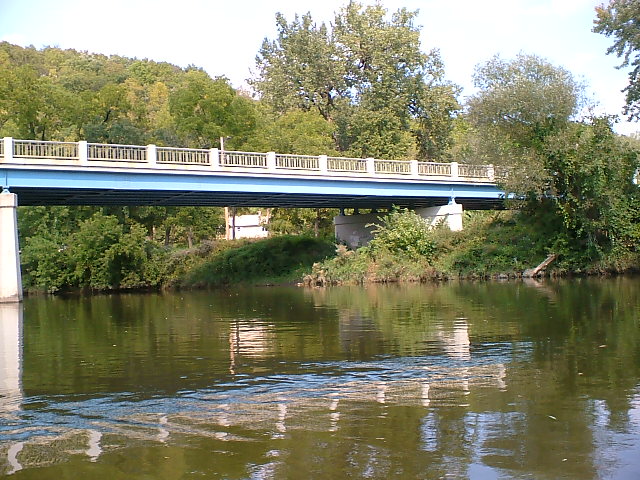 Hammond, MN: Bridge Crossing the Zumbro River in Hammond, Minnesota