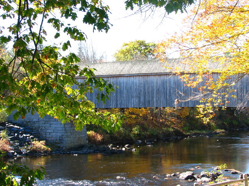 DoverFoxcroft, ME Covered Bridge photo, picture, image (Maine) at