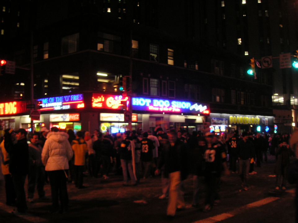 Pittsburgh, PA: The "O" after superbowl XL