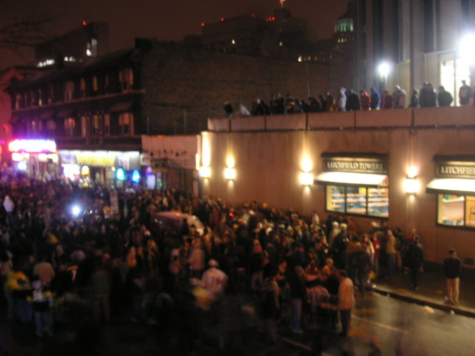 Pittsburgh, PA: Oakland after Superbowl XL
