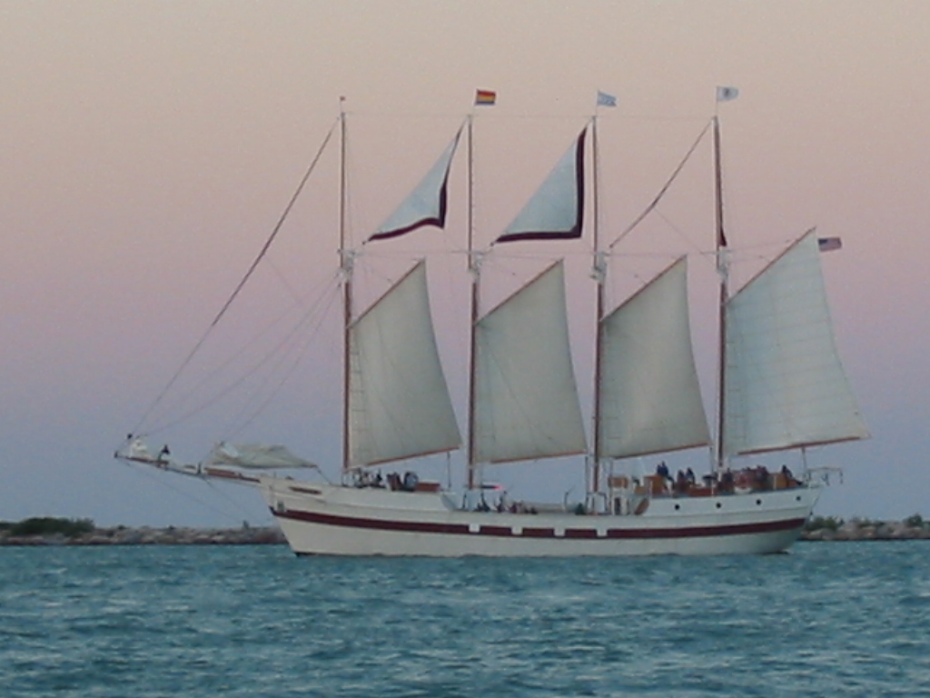 Chicago, IL: Clipper Ship Lake Michigan off Chicago