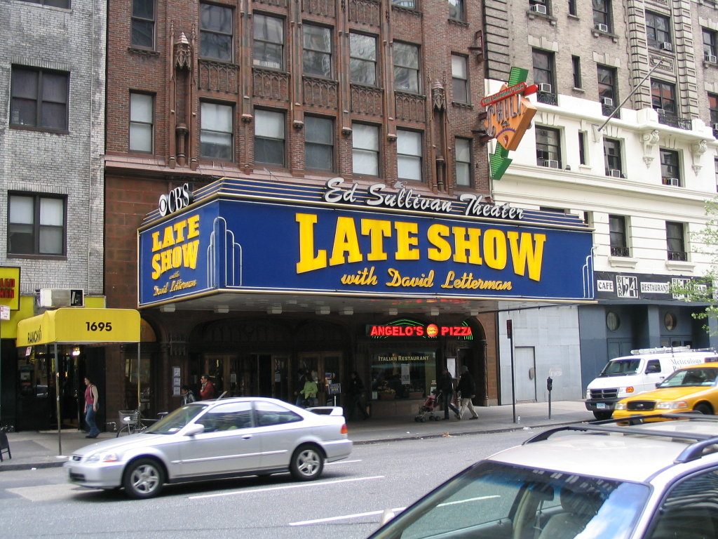New York, NY: David Letterman Ed Sullivan Theatre NY