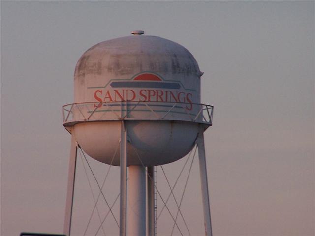Sand Springs, OK: Sand Springs Water Tower
