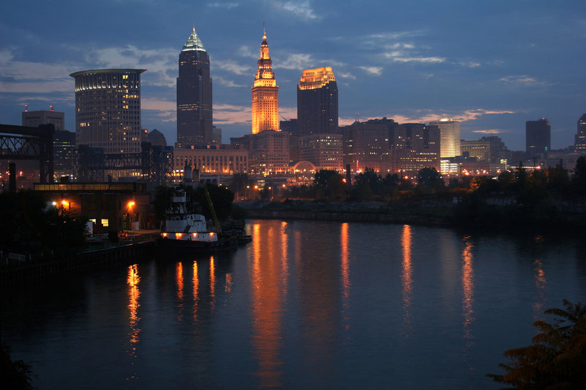 Cleveland Oh Cleveland At Night Photo Picture Image Ohio At City
