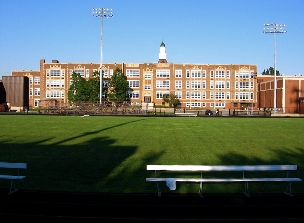 Cleveland Heights, OH: West Side of Cleveland Heights High School