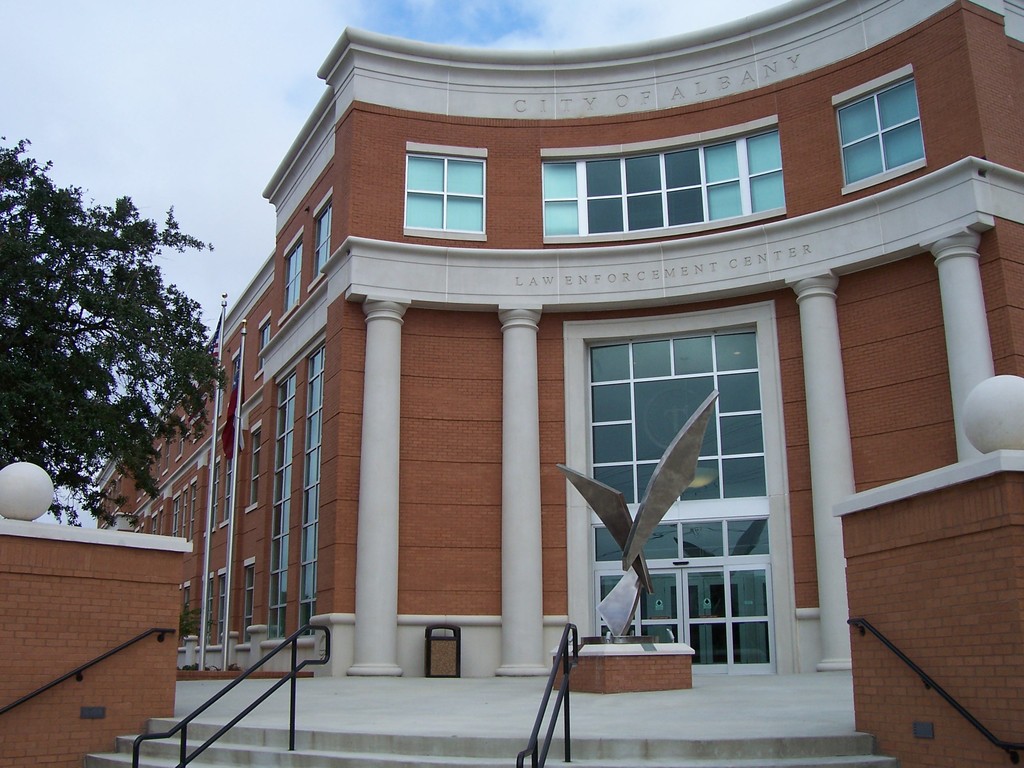 Albany, GA: This picture is of the Albany police station downtown