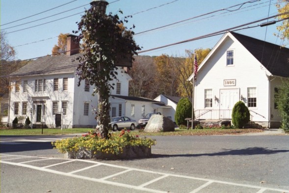 Sherman, CT: Northurp House (1829) and Former Town Hall