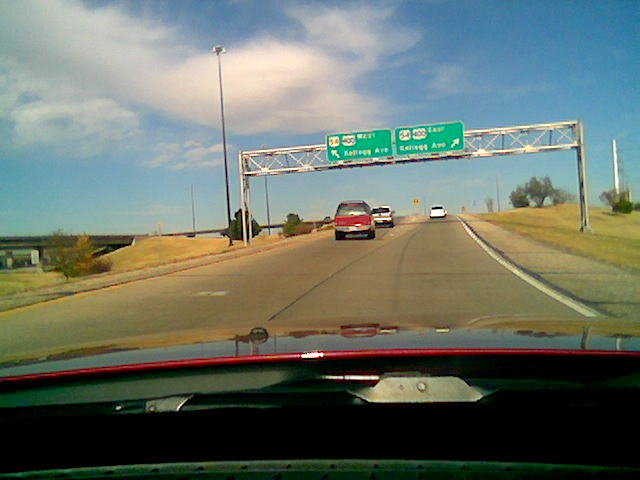Wichita, KS: ramp to freeway on to I135