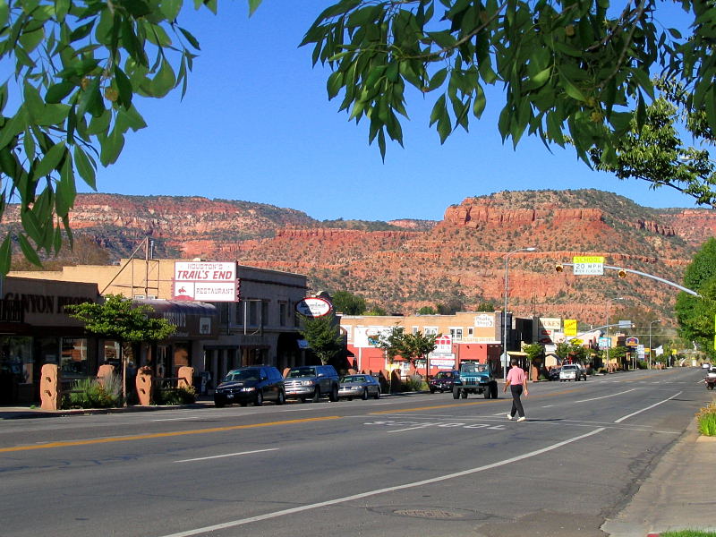 Kanab, UT Center Street looking West photo, picture, image (Utah) at