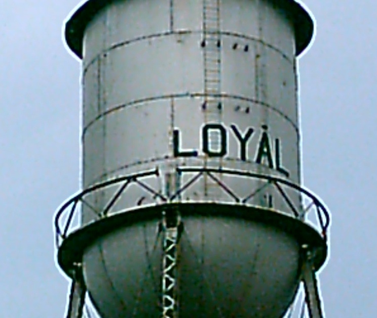Loyal, OK: The Oh! Mighty Water Tower