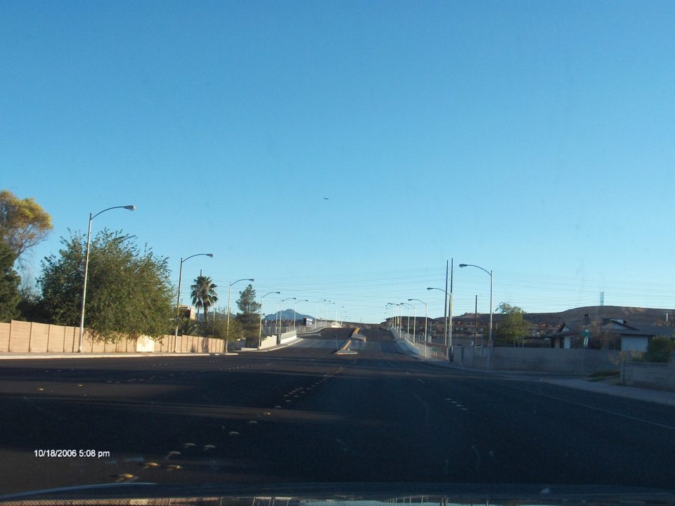 Whitney, NV: View looking south on Nellis Blvd and Hacienda