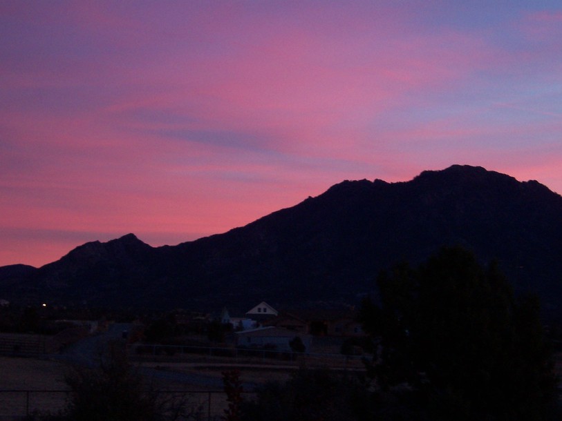 Prescott, AZ: Granite Mountain Sunset 10-2006